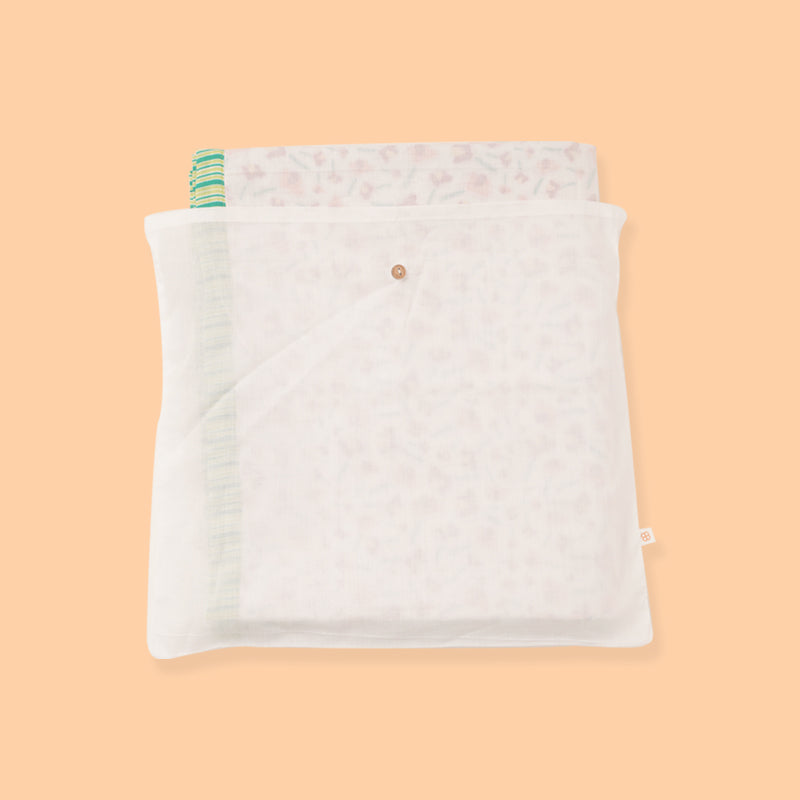 Baby Muslin Dohar - Floral Dreamland