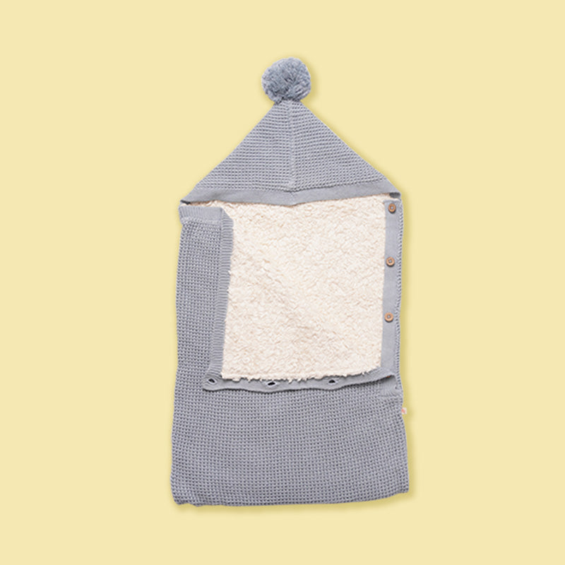 Snow Frost Cocoon Baby Blanket