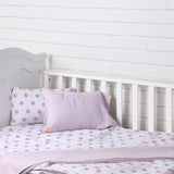 Baby Organic Cotton Bed Sheets, Pillow Covers & Pillow Filler Set - Trusty Tusky