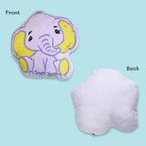 Baby Organic Cotton Reversible Blanket, Multipurpose Cloths & Shape Cushion - Trusty Tusky