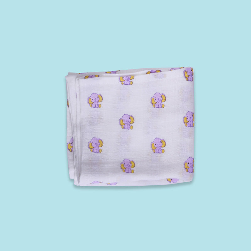 Baby Organic Cotton Reversible Blanket, Multipurpose Cloths & Shape Cushion - Trusty Tusky