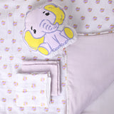 Baby Organic Cotton Reversible Blanket, Multipurpose Cloths & Shape Cushion - Trusty Tusky