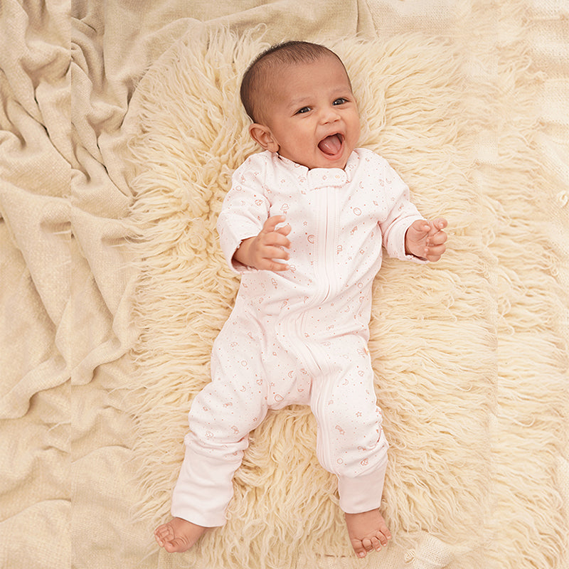 Baby Organic Cotton Sleepsuit - Sparkle