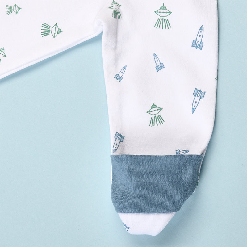 Baby Organic Cotton Sleepsuit - Starburst