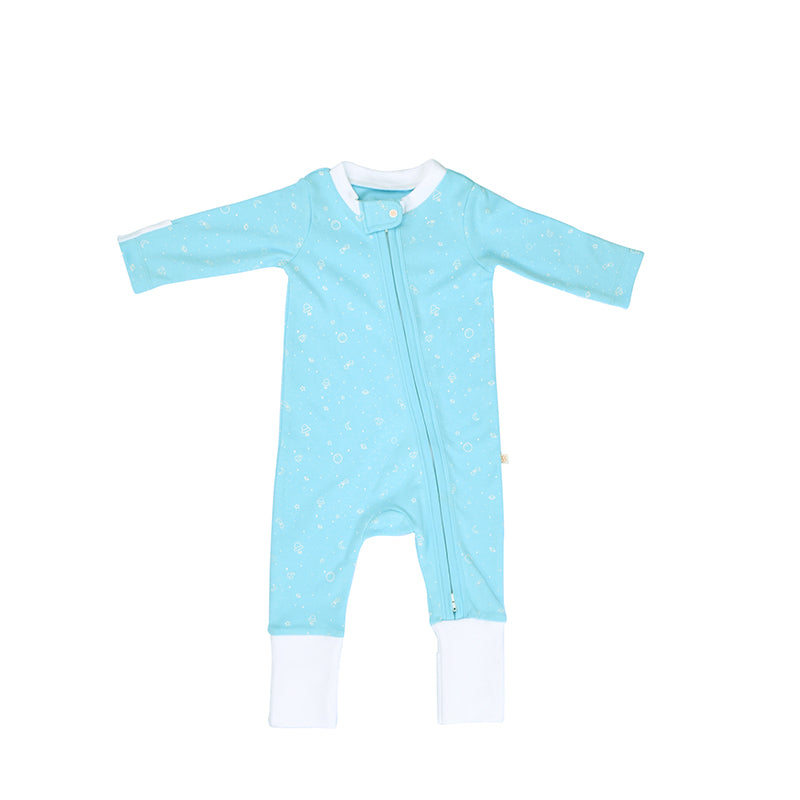 Baby Organic Cotton Sleepsuit - Moonstruck