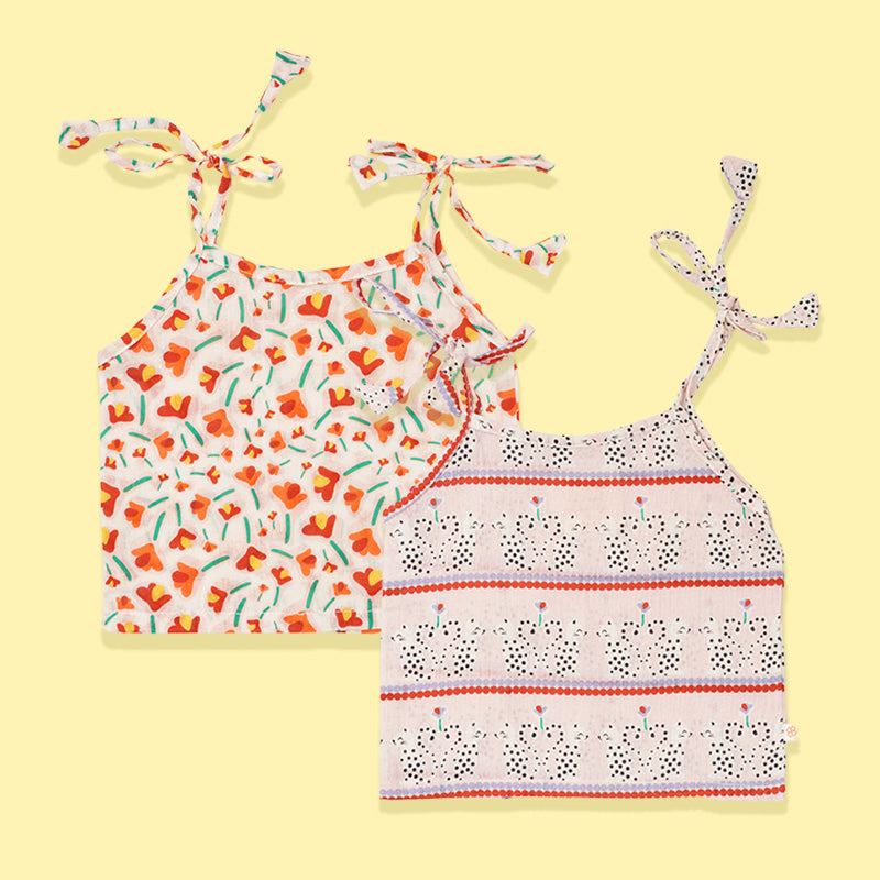 Baby Muslin Jhabla - Pack of 2 - Forest Frolic