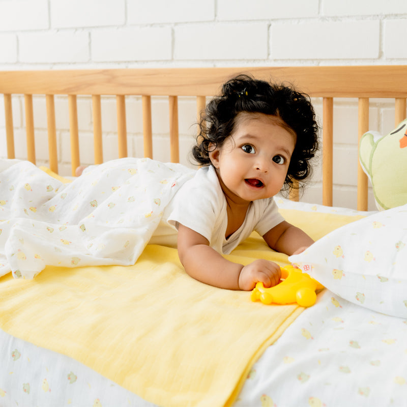 Baby Organic Cotton Bedding Set - Chirpy Birdie