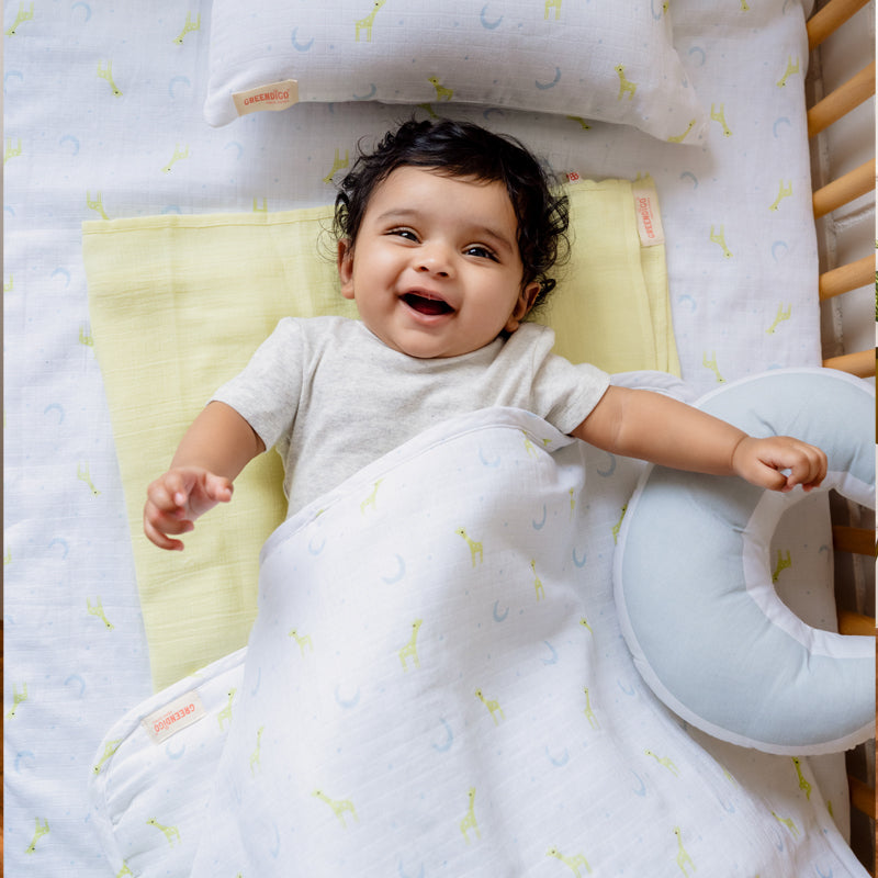 Baby Organic Cotton Bedding Set - Spotty Dotty