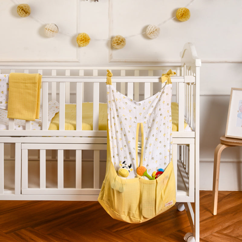 Baby Organic Cotton Nursery Organiser Bag - Chirpy Birdie