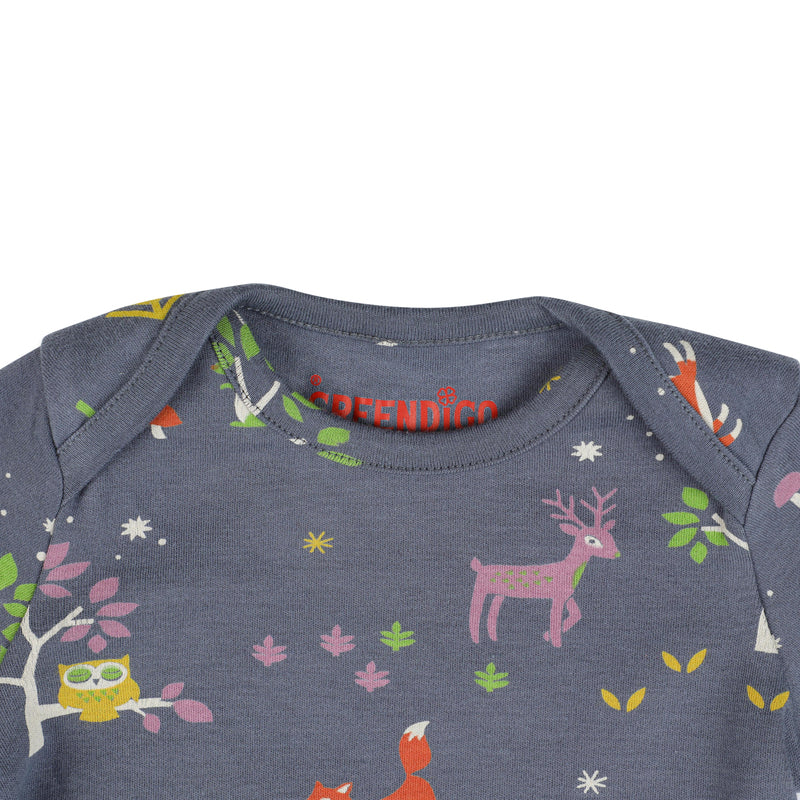Baby Organic Cotton T-shirt and Shorts Set - Magical Forest