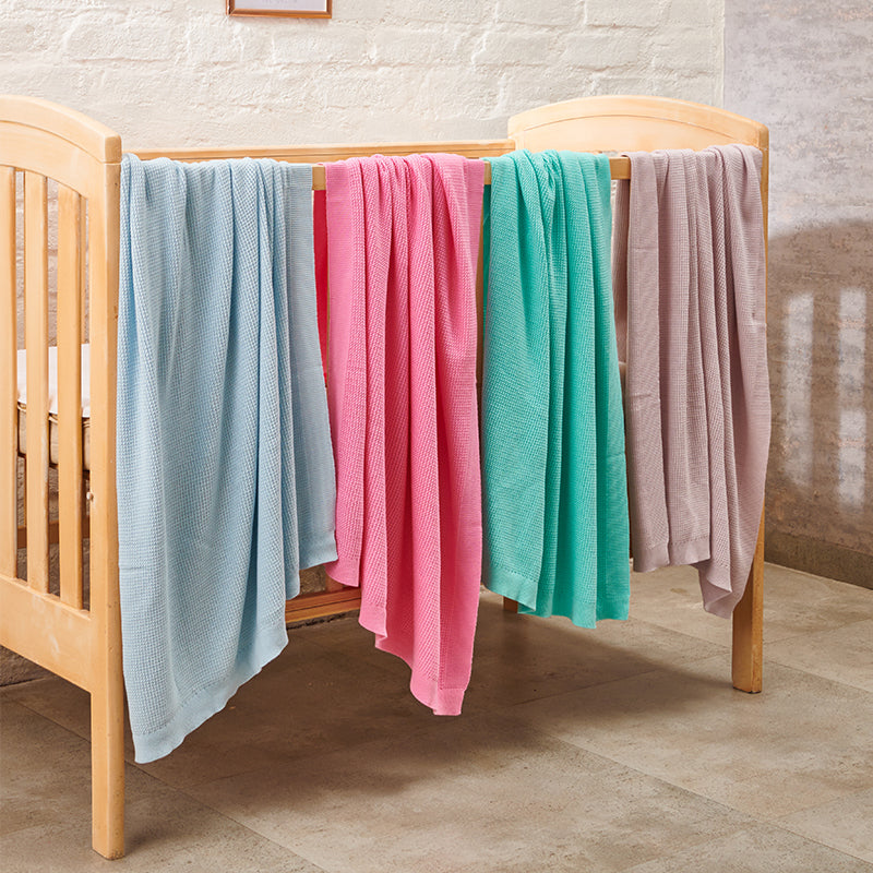 Baby Organic Cotton Blanket - Cotton Candy