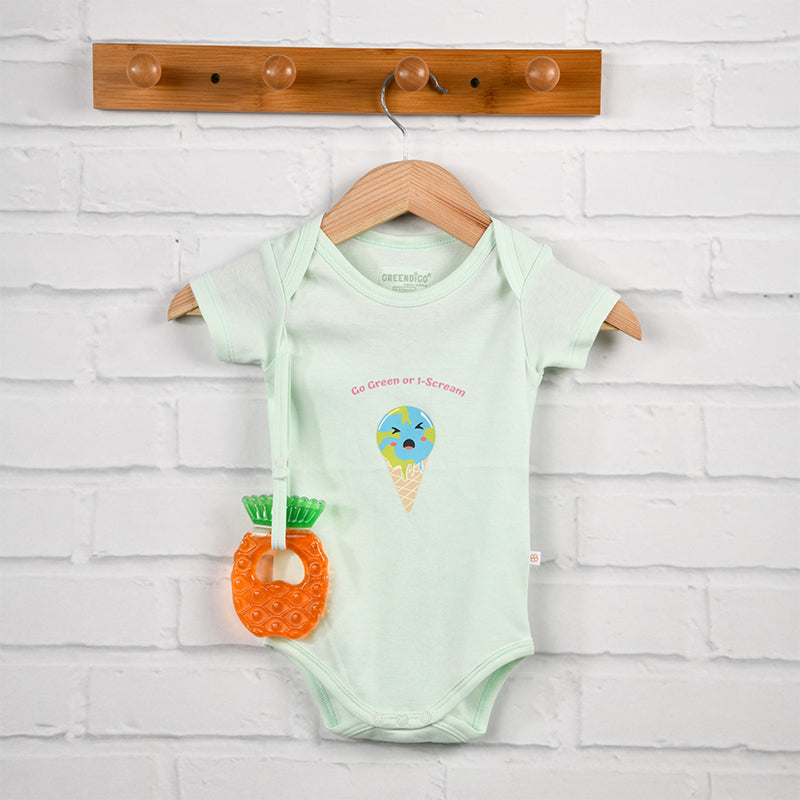 Baby Organic Cotton Bodysuit - Go Green