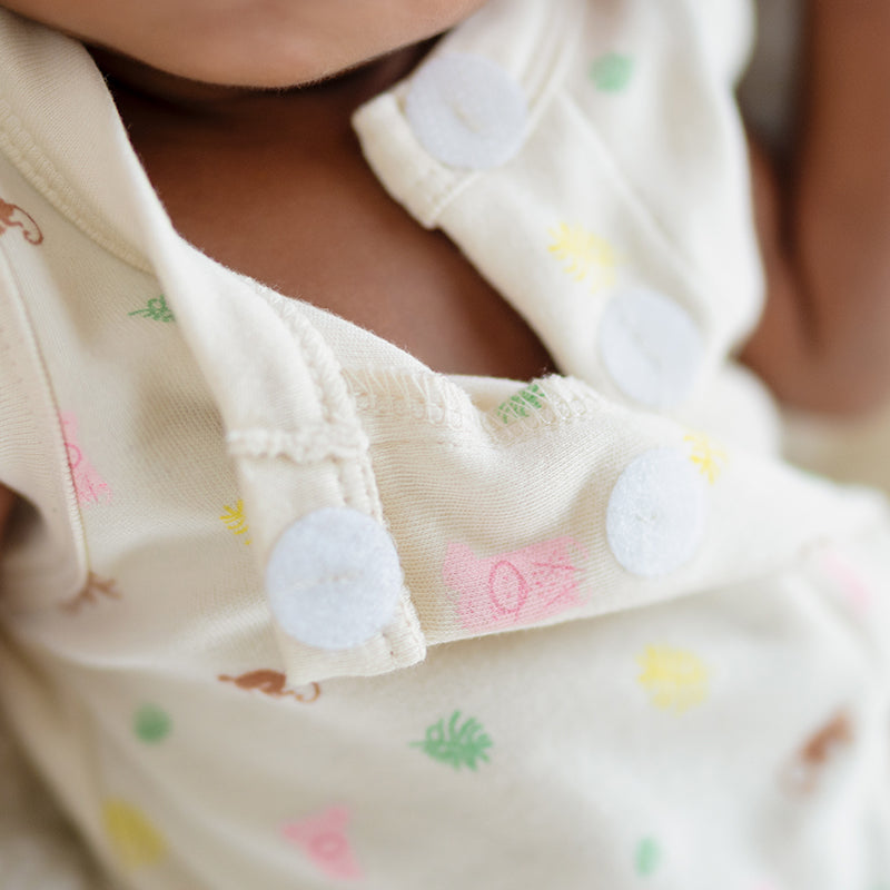 Preemie Baby Organic Cotton Romper - Brook Farm