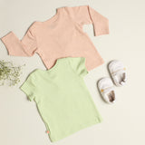 Baby Organic Cotton Tops - Groovy Moves - Pack of 2