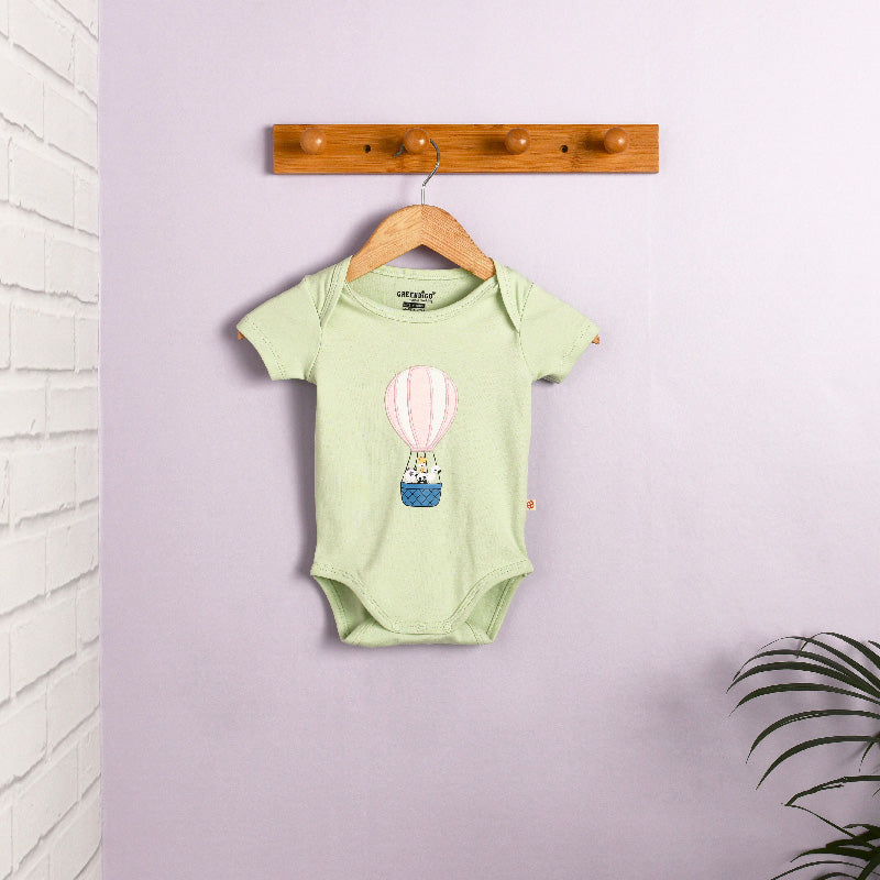 Baby Organic Cotton Bodysuit - Hot Air Balloon