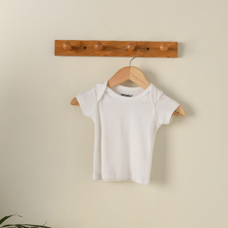 Baby Organic Cotton Dungaree and T-shirt Set - Pigtails