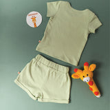 Baby Organic Cotton Top and Shorts Set - Cliff The Gif