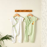Baby Organic Cotton Rompers - Tall Tales - Pack of 2