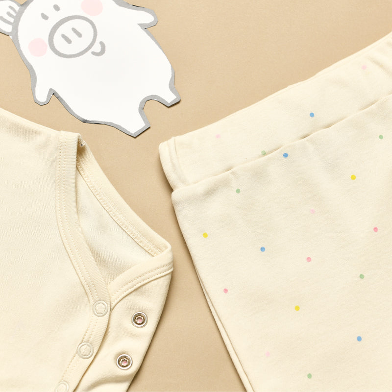 Baby Organic Cotton T-shirt, Bodysuit and Pant Set - Wild & Crazy
